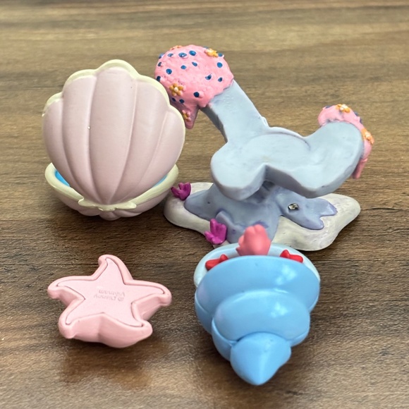 Disney Animators Collection Littles ARIELS Palace Playset SEBASTIAN Star Figures - Picture 6 of 8